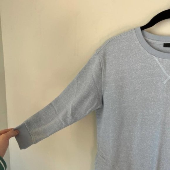 ATM Anthony Thomas Melillo 3/4 Sleeve Sweatshirt Dress with Pockets Size Small - Picture 4 of 9